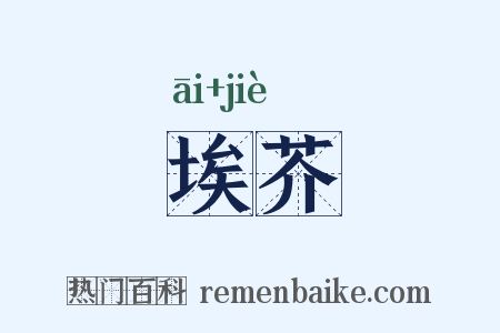 埃芥是什么意思的图片